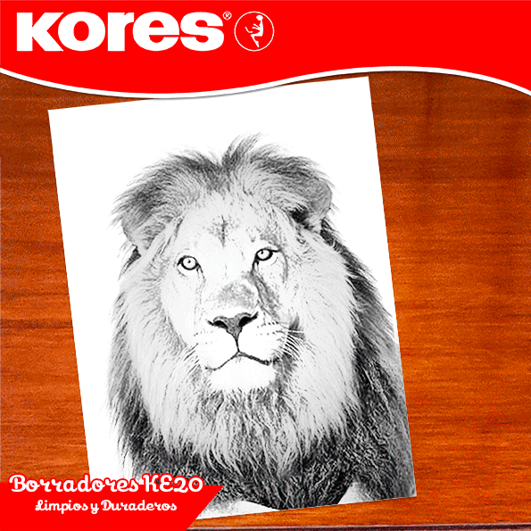 Diseño de Piezas RRSS Kores Colombia Gif Borrador KE20 Negro Kores