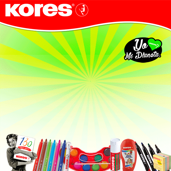 Diseño de Piezas RRSS Kores Colombia Gif Elabora tu Personaje Favorito