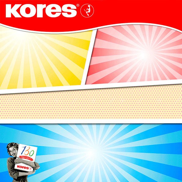 Diseño de Piezas RRSS Kores Interacción Colores Kores