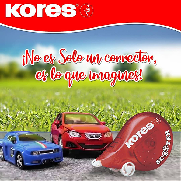 Diseño de Piezas RRSS Kores Post Corrector Scooter Kores