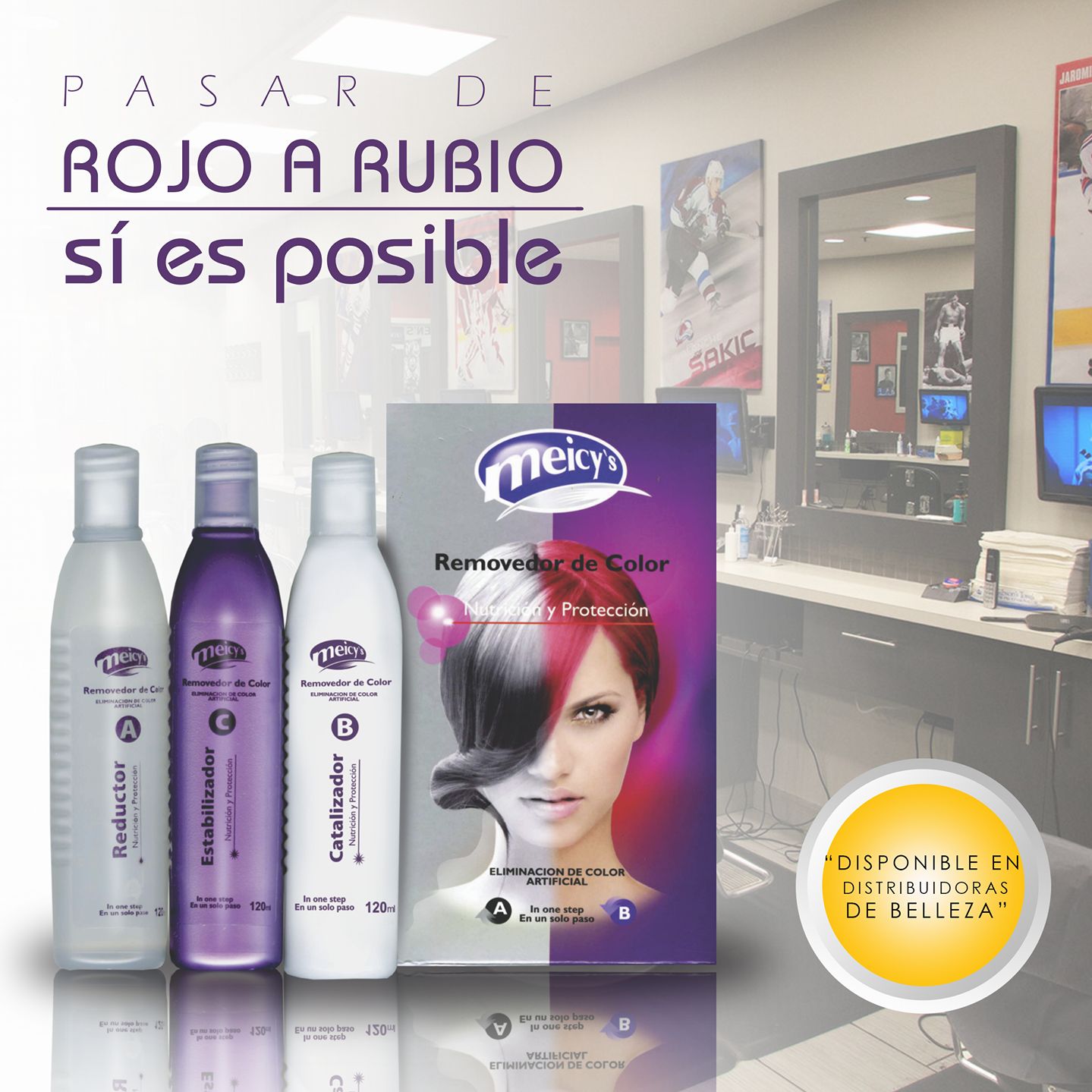 Diseño de Piezas RRSS Removedor de Color Meicys