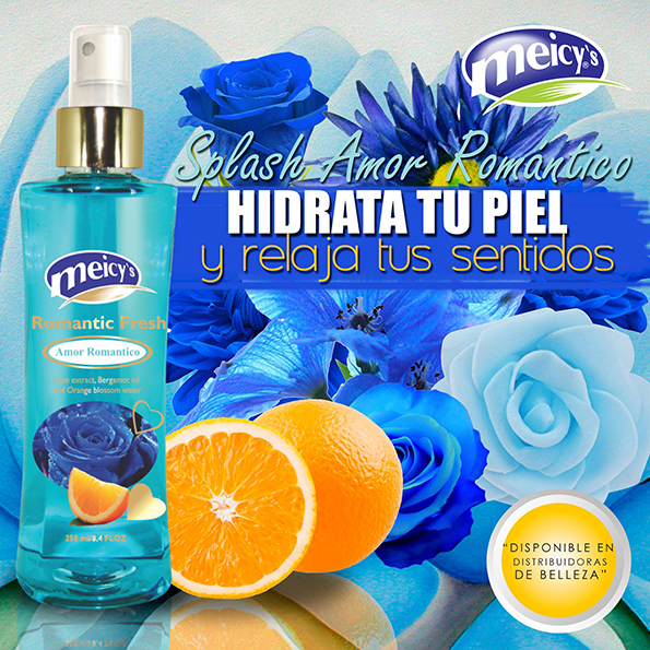 Diseño de Piezas RRSS Splash Amor Romántico Meicys