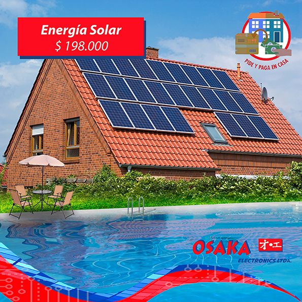Diseño de Piezas RRSS Páneles de Energía Solar Osaka Electronics