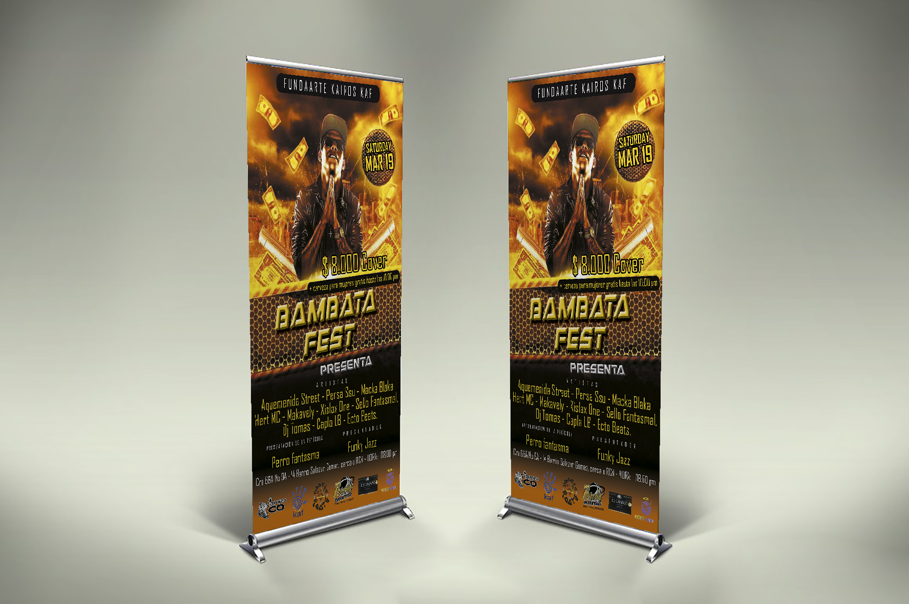 Pendón Roll Up Bambata Eco