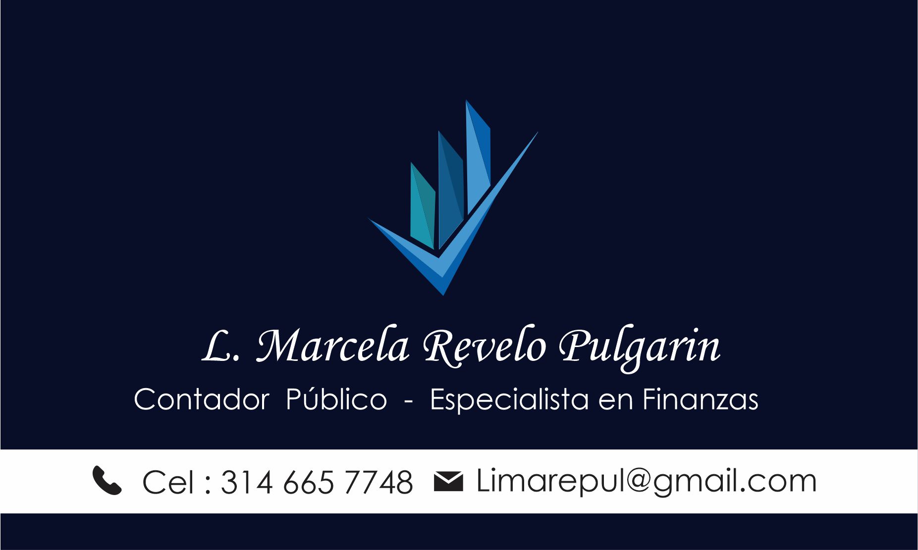 Diseño de Tarjeta de Presentación Lina Marcela Revelo Pulgarín