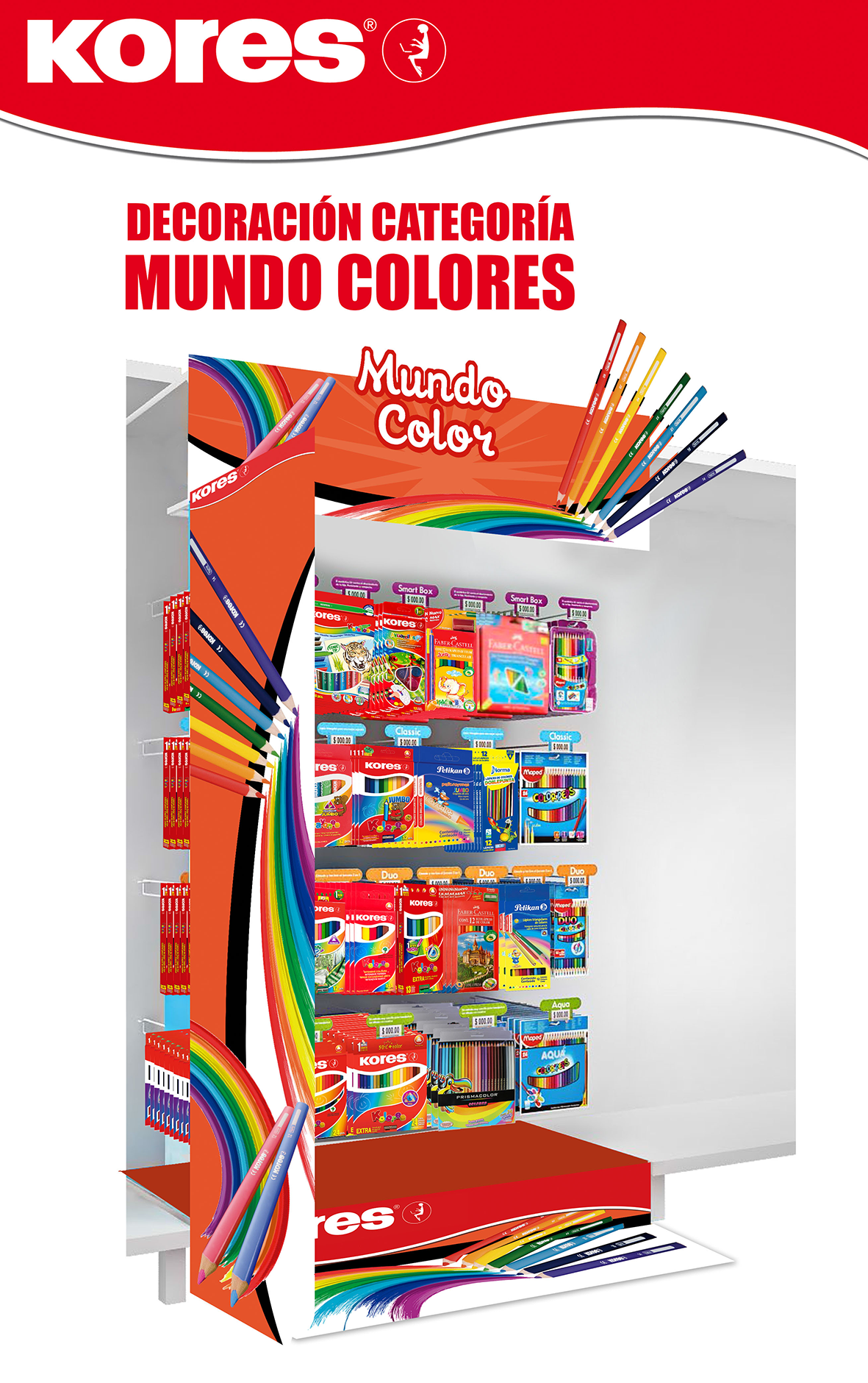 Diseño de Góndolas Kores Colombia