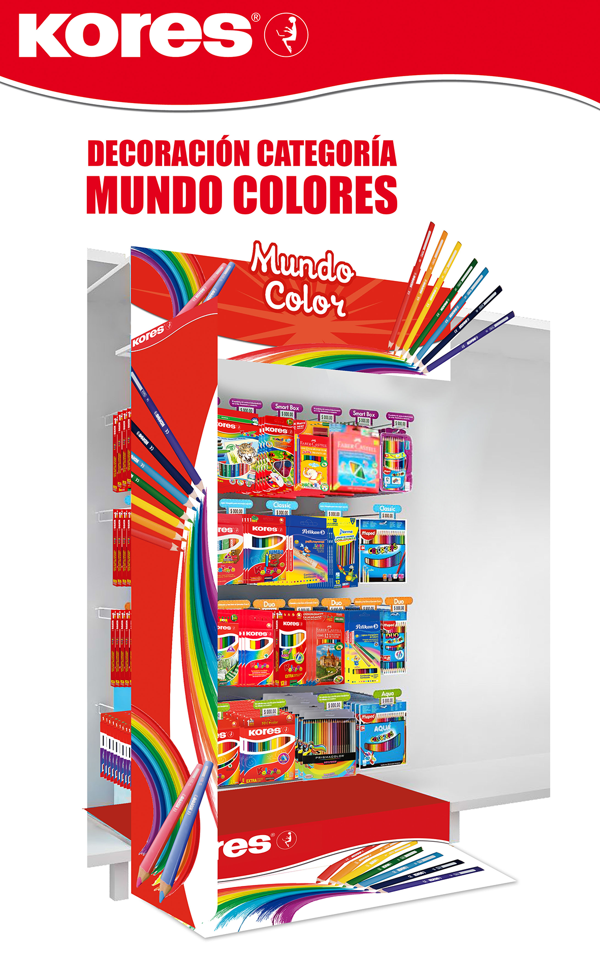 Diseño de Góndolas Kores Colombia