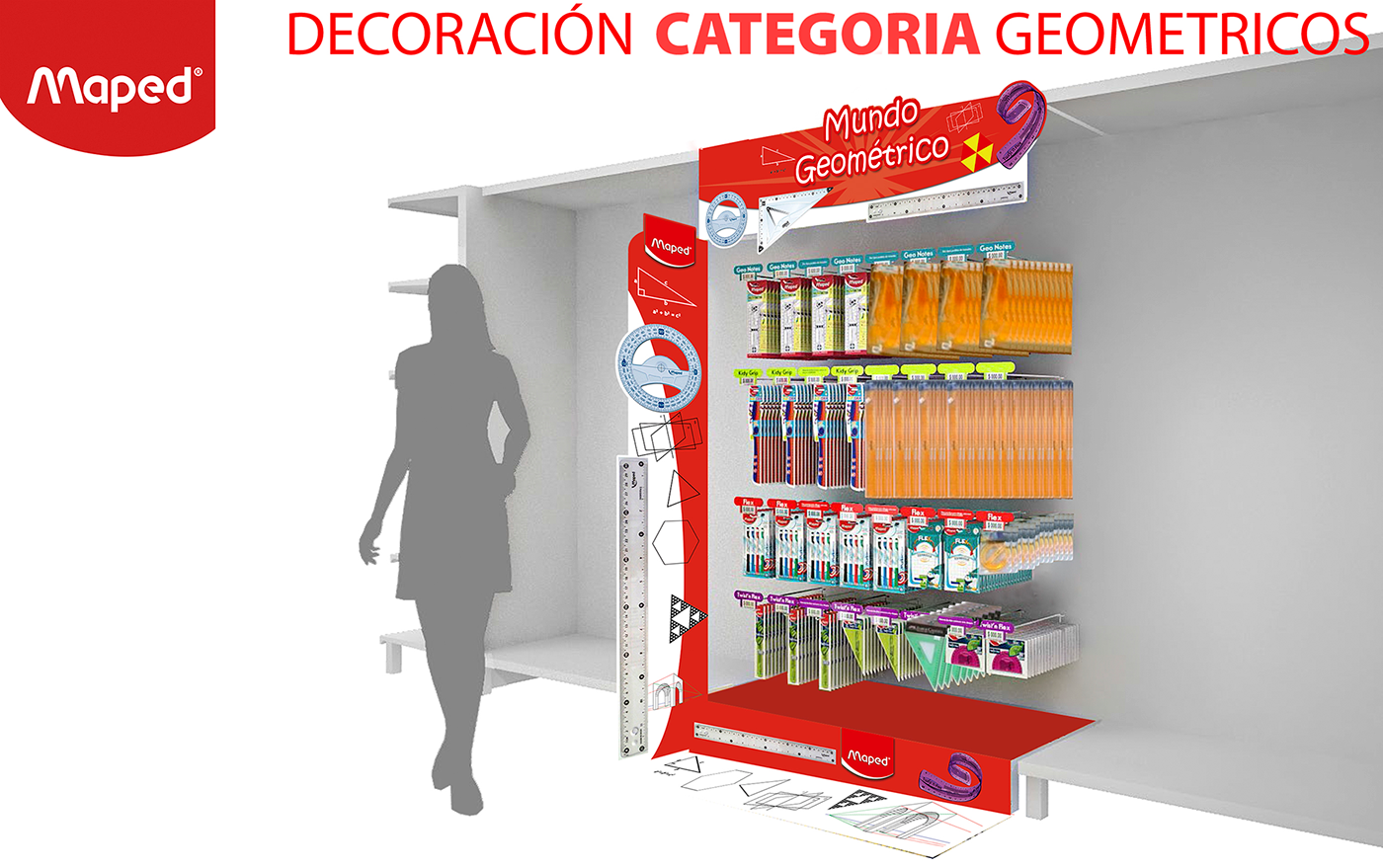 Diseño de Góndolas Maped Colombia