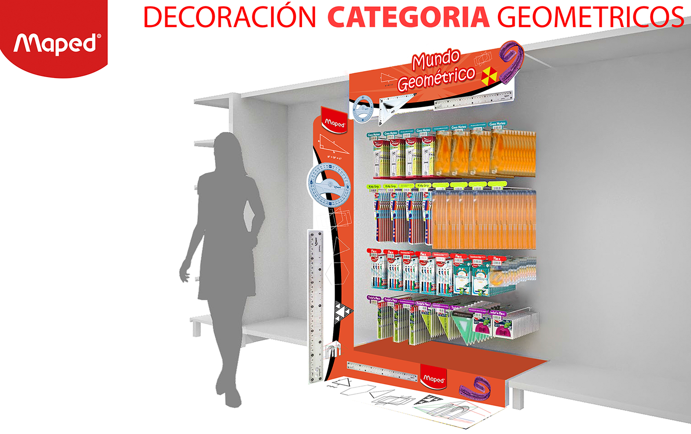 Diseño de Góndolas Maped Colombia