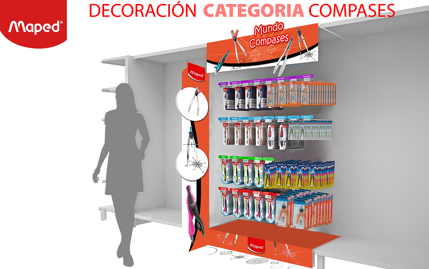 Diseño de Góndolas Maped Colombia