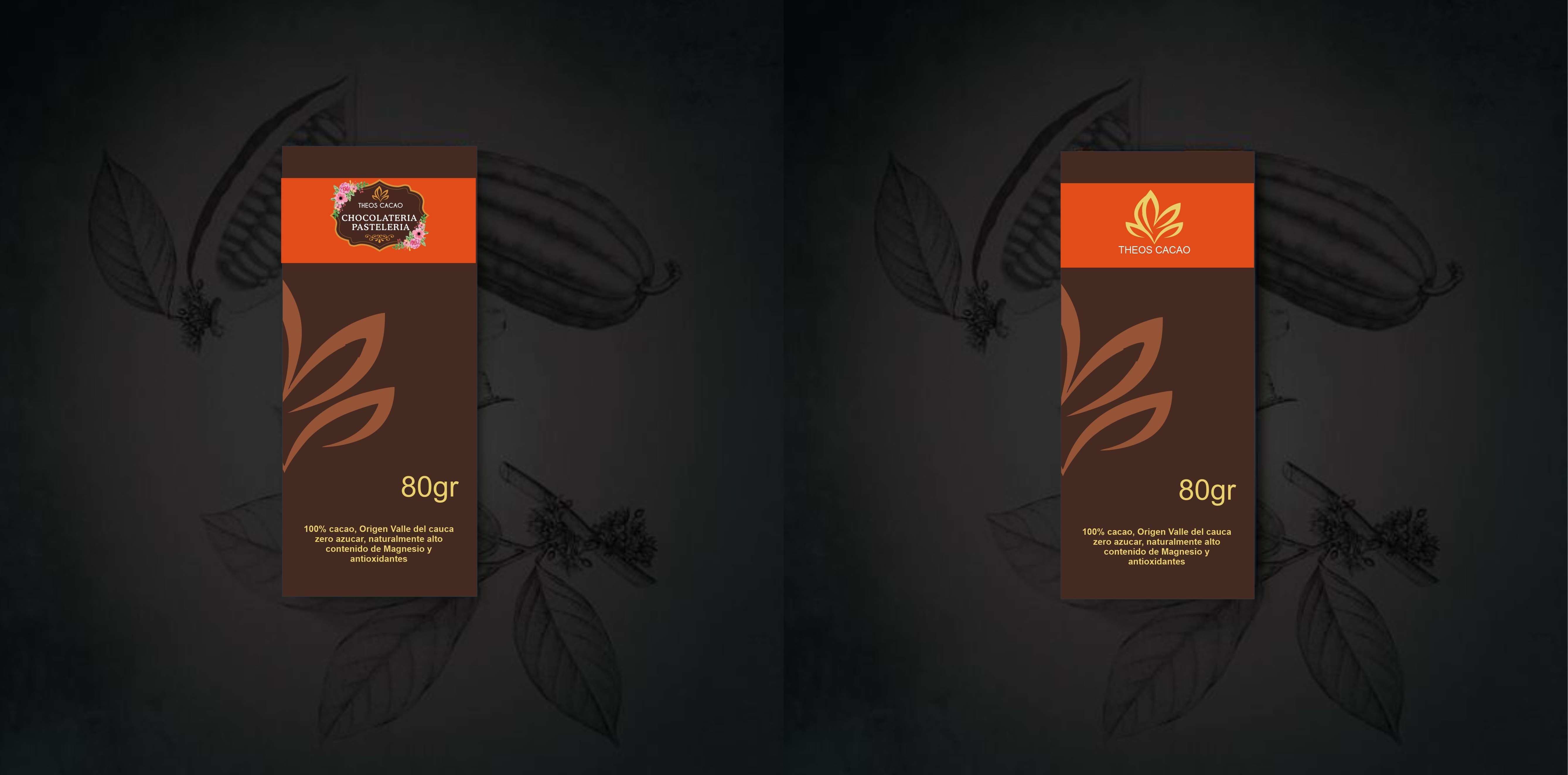 Diseño de Identidad de Marca Theos Cacao