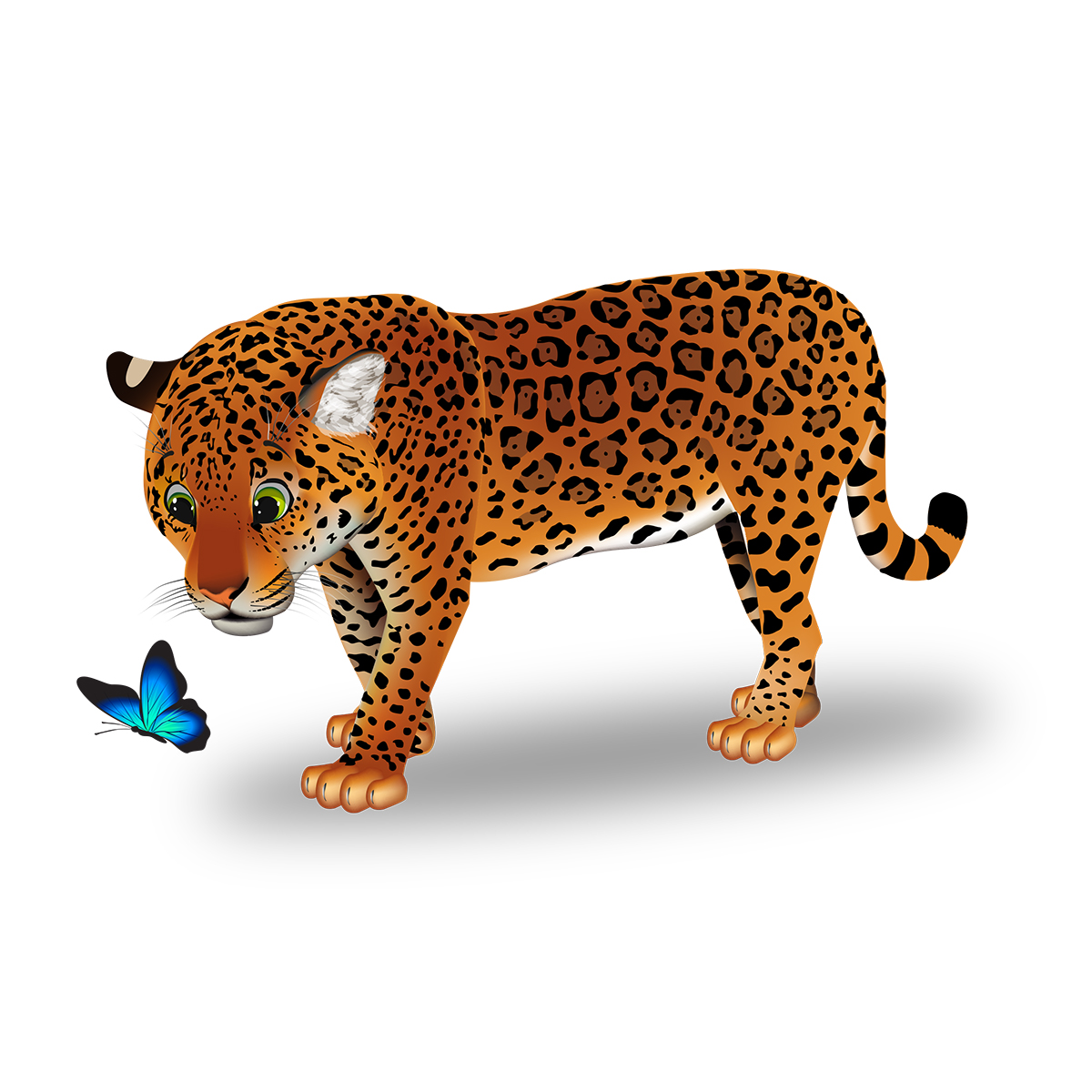 Ilustración Mascota Corporativa Jaguar