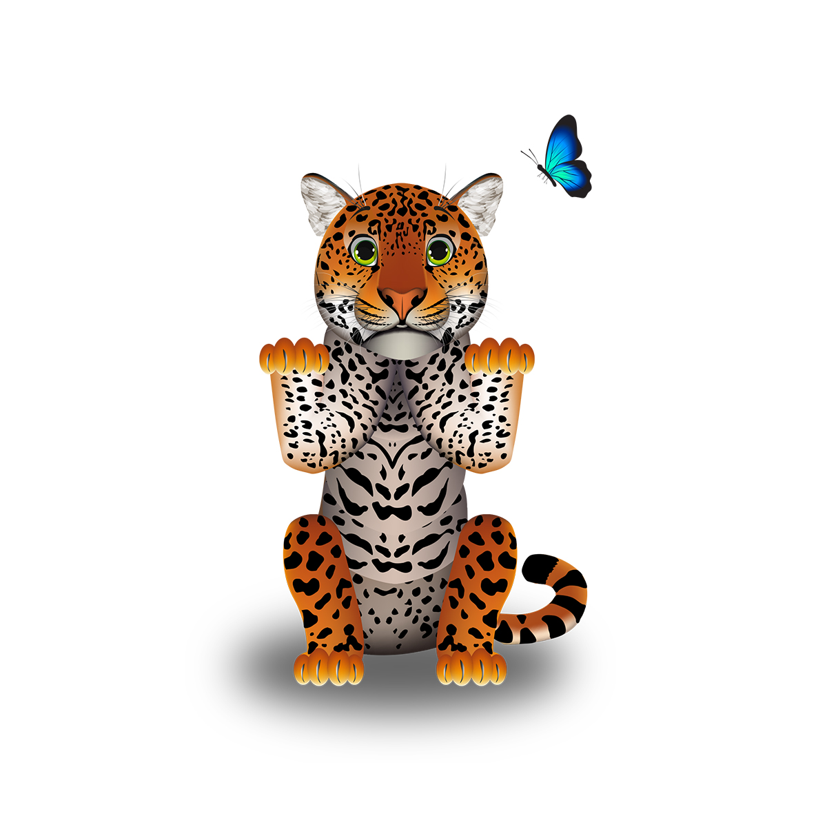 Ilustración Mascota Corporativa Jaguar