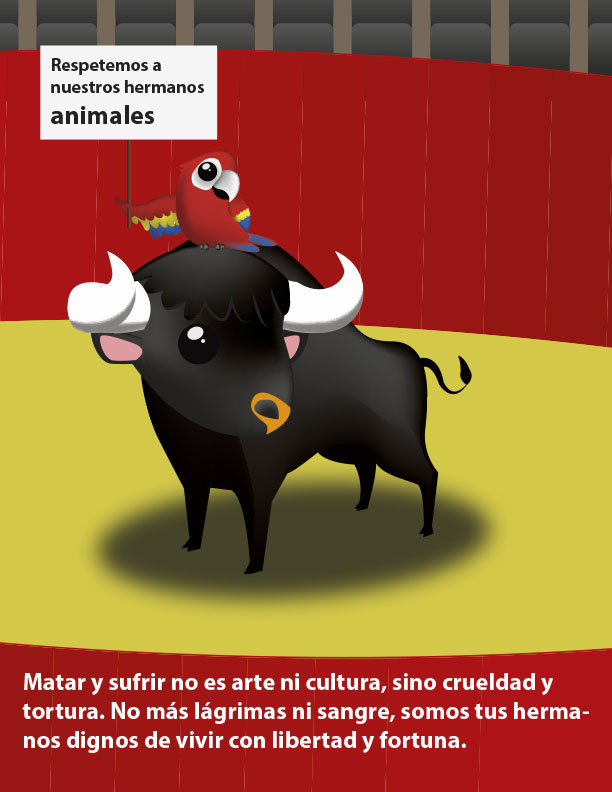 Ilustración ArtTricolor Antitaurino